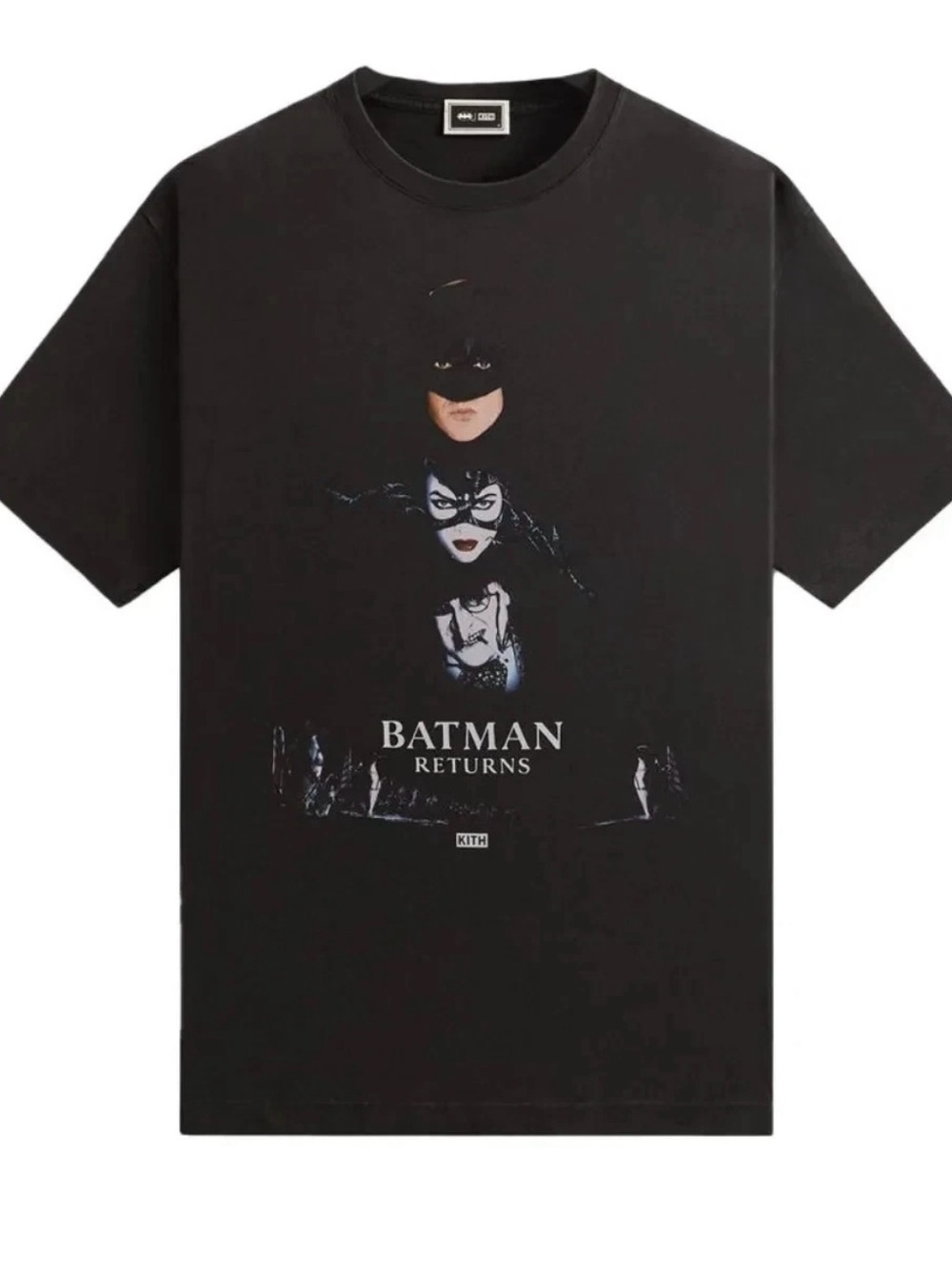 KITH  X Batman Returns Vintage Tee Shirt XL Blk FW24